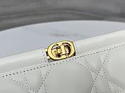 Dior Caro Colle Noire Clutch With Chain White 27.5 x 14 x 4.5 cm - 2
