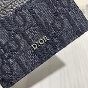 Dior Card Holder Black 10x8cm - 2