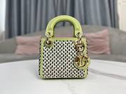 Dior Micro Lady Bag Green 12x10.2x5cm - 1