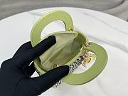Dior Micro Lady Bag Green 12x10.2x5cm - 6