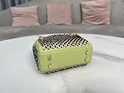 Dior Micro Lady Bag Green 12x10.2x5cm - 5