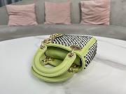 Dior Micro Lady Bag Green 12x10.2x5cm - 4