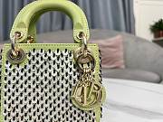 Dior Micro Lady Bag Green 12x10.2x5cm - 2