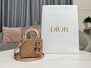 Dior Micro Lady Bag 12x10.2x5cm - 1