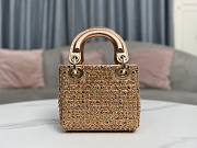 Dior Micro Lady Bag 12x10.2x5cm - 3