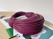 Bottega Veneta Double Knot Handbag Purple 22x15.5x6.5cm - 4