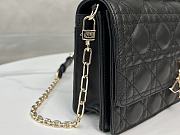 Dior Miss Dior Top Handle Bag Black Cannage Lambskin 24 x 14 x 7.5 cm - 4