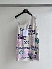 Chanel Dress Logo White - 1