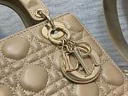 Dior Small Lady My ABC Bag Powder Beige Cannage 20 x 17 x 8 cm - 4