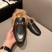 Gucci Women's Princetown Horsebit Shearling - 4