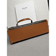 Celine Cabas 16 in Triomphe Canvas And Calfskin Bag 37x26x14cm - 6