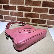 Gucci Blondie Small Tote Bag Pink 30x24x6cm - 5