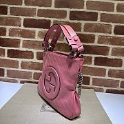 Gucci Blondie Small Tote Bag Pink 30x24x6cm - 6