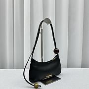 Jacquemus Le Bisou Black Shoulder Bag 27x10.5cm - 2