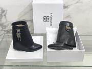 Givenchy Women's Shark Lock Ankle Black Boots - 4