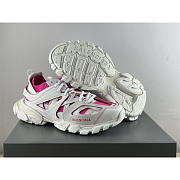 Balenciaga Track Sock Sneaker White Neon Pink - 4
