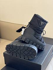 Prada Nylon Gabardine Après Ski Booties Black - 5