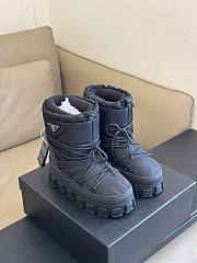 Prada Nylon Gabardine Après Ski Booties Black - 3