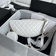 Chanel Pocket White Waist Bag 34x15x6cm - 5