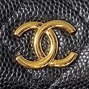 Chanel Black Pouch Caviar Gold 16x16x5.5cm - 4