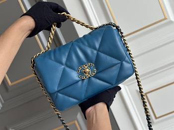 Chanel 19 Flap Bag Blue 26cm