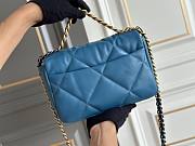 Chanel 19 Flap Bag Blue 26cm - 3