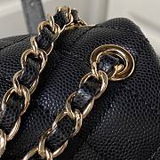 Chanel Small Backpack Caviar Black Gold 19.5x18x10cm - 2