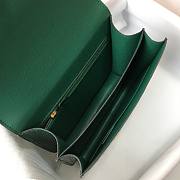 Hermes Constance Crocodile Green Gold 18x15x4cm - 6