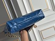 Chanel Small 22 Handbag Blue 35x37x7cm - 6