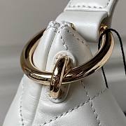 Chanel Lambskin Large Hobo Bag White 29.5x37x13cm - 6