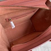 Celine Micro Luggage Calfskin Dune Pink Size 20 X 20 X 10 cm - 6