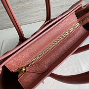 Celine Micro Luggage Calfskin Dune Pink Size 20 X 20 X 10 cm - 5