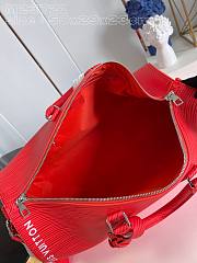 Louis Vuitton LV Keepall Bandoulière 50 Red 50 x 29 x 23 cm - 6