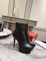 Christian Louboutin Black Boots Heel 13cm - 1