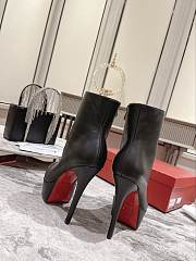 Christian Louboutin Black Boots Heel 13cm - 5