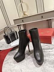 Christian Louboutin Black Boots Heel 13cm - 4