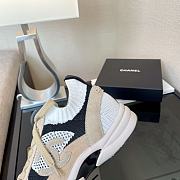 Chanel Beige Black Sneaker - 5