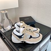 Chanel Beige Black Sneaker - 3