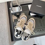 Chanel Beige Black Sneaker - 2