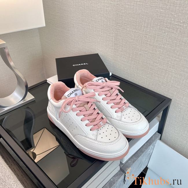 Chanel Sneaker Pink White - 1
