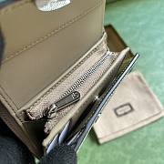 Gucci Petite GG Medium Wallet Beige 11x9.5x3cm - 6