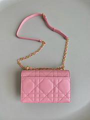 Dior Miss Caro Mini Bag Melocoton Pink 18x12x5.5cm - 4
