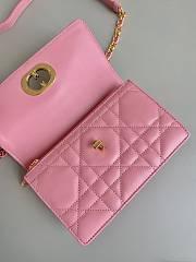 Dior Miss Caro Mini Bag Melocoton Pink 18x12x5.5cm - 5