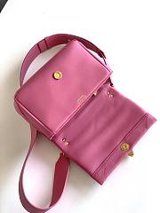 BVLGARI Serpenti Cabochon Crossbody Bag Pink 22.5x15x10cm - 3