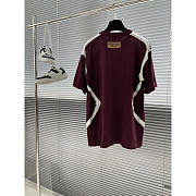 Louis Vuitton LV Logo T-Shirt Burgundy - 3