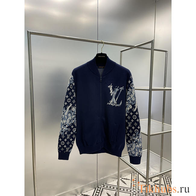 Louis Vuitton LV Cotton Jackets Navy Blue - 1
