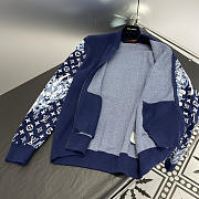 Louis Vuitton LV Cotton Jackets Navy Blue - 4