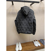 Louis Vuitton LV Monogram Quilted Hooded Jacket Black - 4