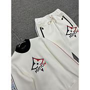 Louis Vuitton LV Snowflake Pattern Sweater And Pants White - 4