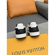 Louis Vuitton LV Rivoli Sneakers Calfskin White And Black - 5